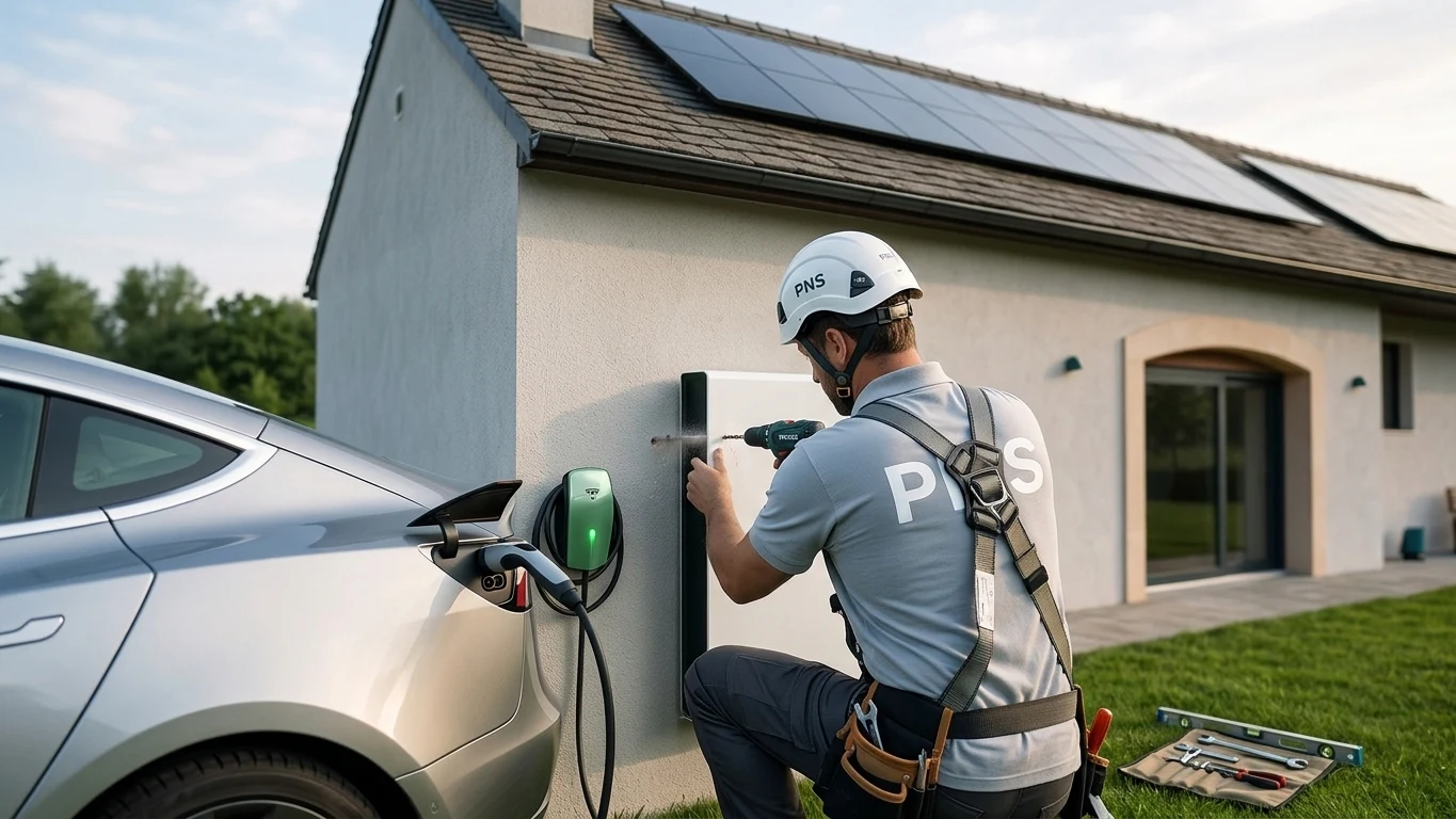 Ombrière solaire sur parking d'entreprise à Reims : produire sur ses places existantes Ombrière solaire sur parking d'entreprise à Reims : produire sur ses places existantes